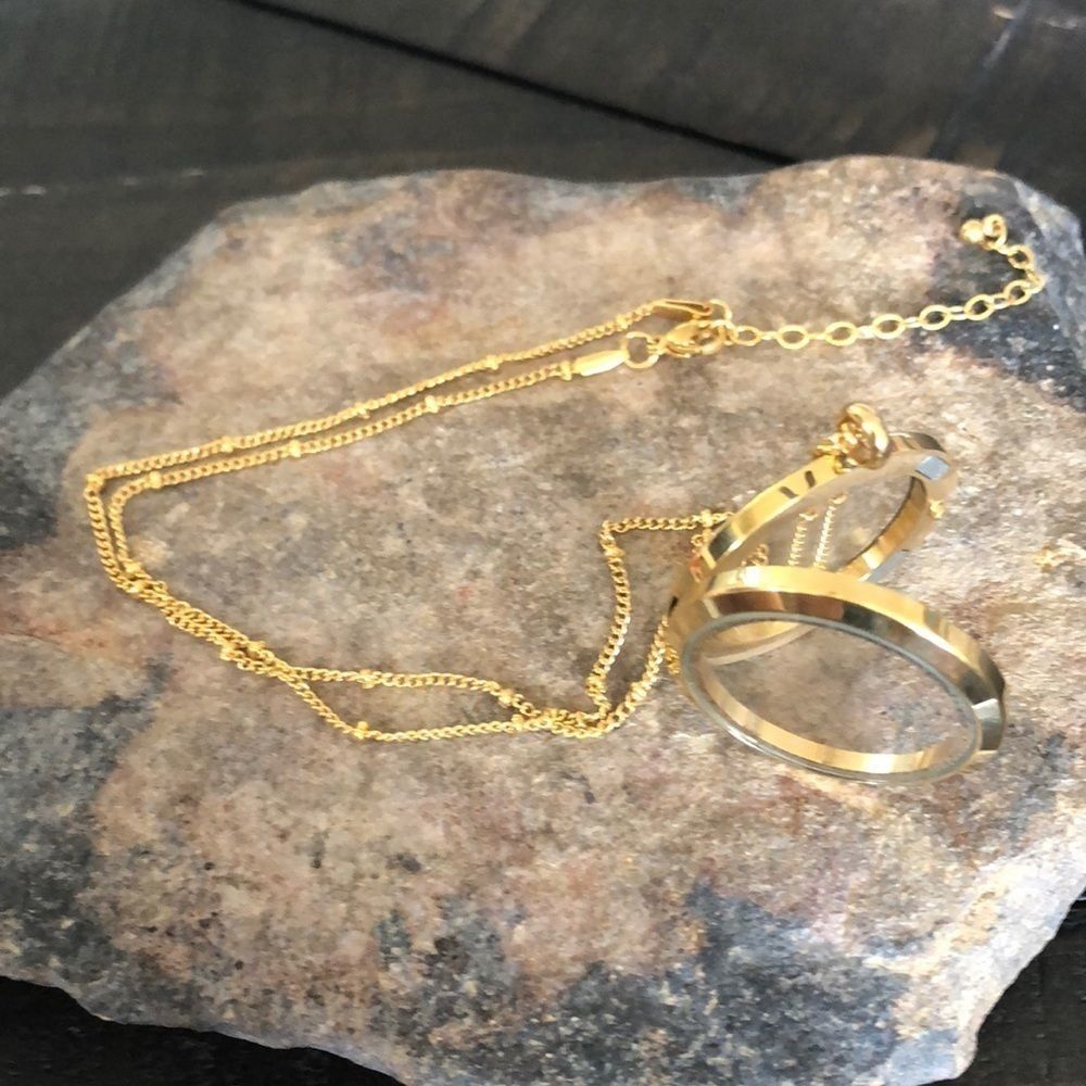 Floating Locket Pendant Stainless STEEL Necklace - Picture 3 of 6